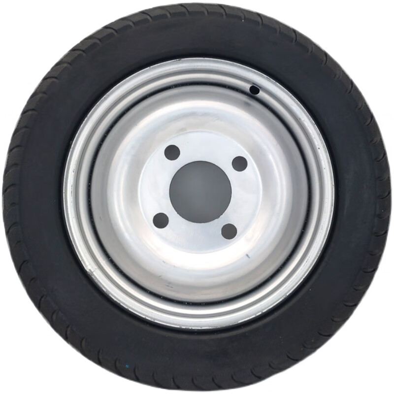 電動三輪車實心胎300-8/350-12/400/450一12寸防扎免充氣實心輪胎 375-12實心胎前輪